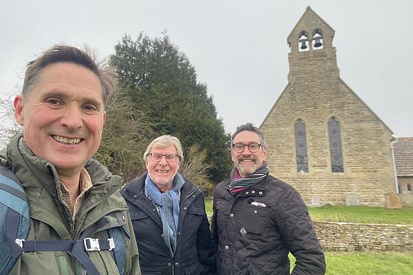 A selfie with local councillors